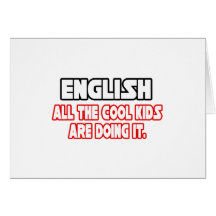 English...Cool Kids Cards