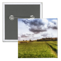 English Countryside Landscape buttons