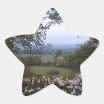 English Countryside Star Stickers