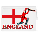 English Cricket Player Greeting Cards
