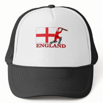 English Cricket Player Trucker Hat by cricketshirts