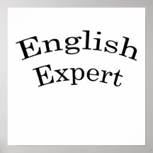 English Expert Posters