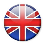 English Flag 2.0 Refrigerator Magnets