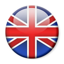 English Flag 2.0 Refrigerator Magnets
