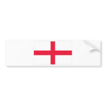 English Flag Bumper Sticker