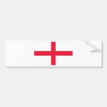 English Flag Bumper Sticker