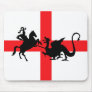 English flag George and the Dragon Mousepad
