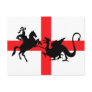 English flag George and the Dragon Post Cards