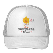 English Football Soccer Chick Hat