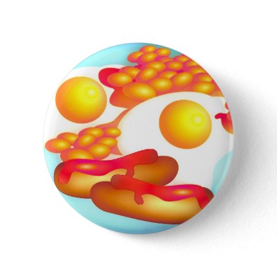 English Fry-up Pins by prawny