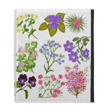 English Garden Floral Study iPad Case