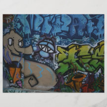 English Graffiti Flyers