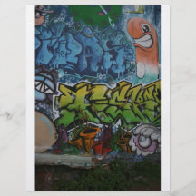 English Graffiti Full Color Flyer
