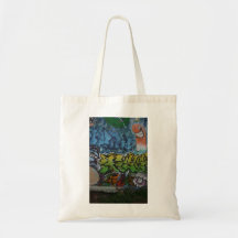English Graffiti Tote Bags