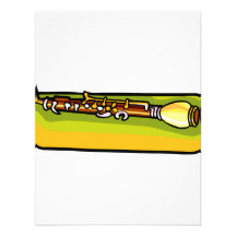 English Horn, Oboe Family horizontal Personalized Invites