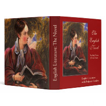 English Literary Lady Vintage Literature Studies Binders