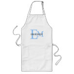 English Mastiff Breed Monogram Design Aprons