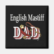 english mastiff dad Magnet