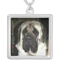 English Mastiff Head Pendants