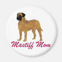 English Mastiff Mom Fridge Magnet