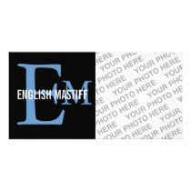 English Mastiff Monogram Design