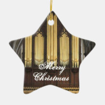 English Organ Christmas ornament