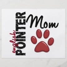 English Pointer Mom 2 Flyer Design