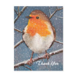 ENGLISH ROBIN: ARTWORK: THANK YOU POST CARDS