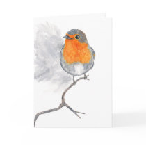 English Robin Greeting Card