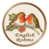English Robins Sticker