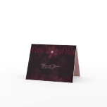English Rose - Purple & Lace - Thank You Card