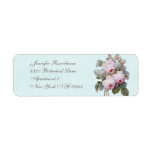 English Rose Vintage Botanical Return Address Labels