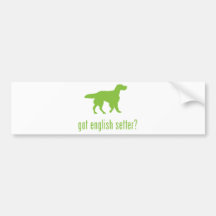 English Setter Bumper Stickers