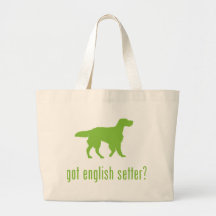 English Setter Canvas Bag
