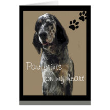 English Setter Greeting Card