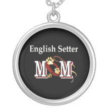 English Setter Mom Gifts Necklace
