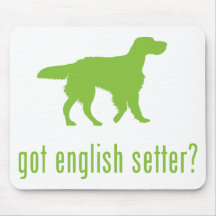 English Setter Mouse Pads