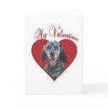 English Setter My Valentine Card