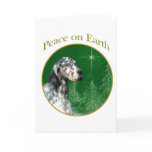 English Setter Peace Card