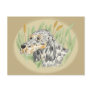 English Setter Plants and Oval