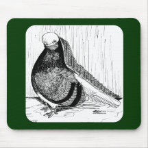 English Shortfaced Bald 1978 Mouse Pad