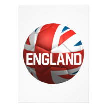 English Soccer Ball Custom Invite