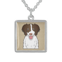 English Springer Spaniel Cartoon Pendant