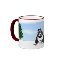 English Springer Spaniel Christmas Coffee Mug