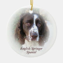 English Springer Spaniel Christmas Ornament
