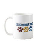 ENGLISH SPRINGER SPANIEL Dad Paw Print 1 Mugs