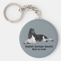 English Springer Spaniel Keychain