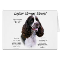 English Springer Spaniel (liver) History Design cards