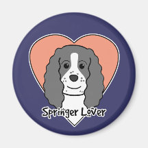 English Springer Spaniel Lover Fridge Magnets