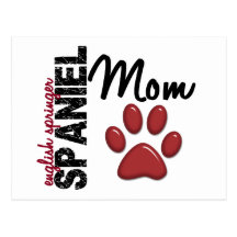 English Springer Spaniel Mom 2 Postcard